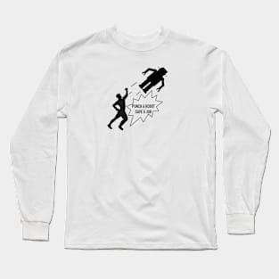 Punch A Robot, Save A Job Long Sleeve T-Shirt